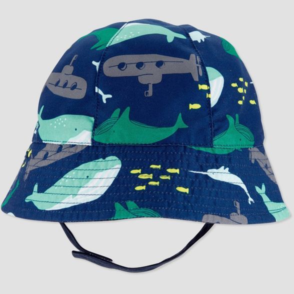 Baby Boys' Reversible Whale Swim Hat - Just One You® made by carter's Navy | Target