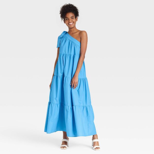 Women's Sleeveless Shoulder Tie Dress - Who What Wear™ | Target
