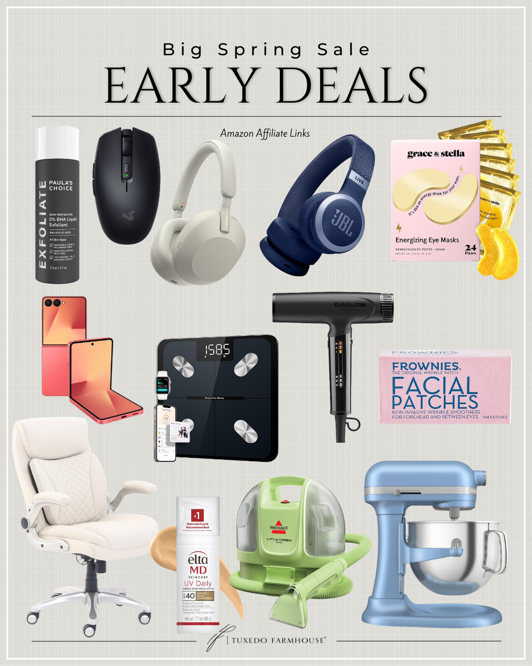 Amazon - Big Spring Sale early Deals

The savings start now!

Seasonal, home decor, spring, sale, tech, cleaning, cosmetics, electronics, entertainment 

 #LTKSpringSale #LTKSeasonal #LTKSaleAlert