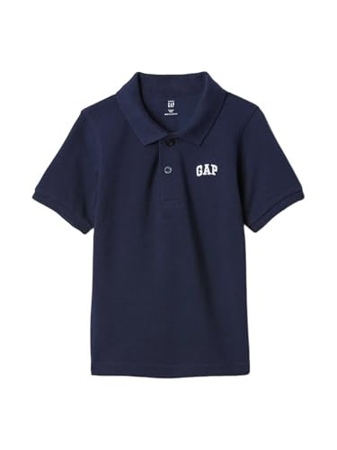 GAP Boys Short Sleeve Pique Polo Tapestry Navy 6-12M | Amazon (US)