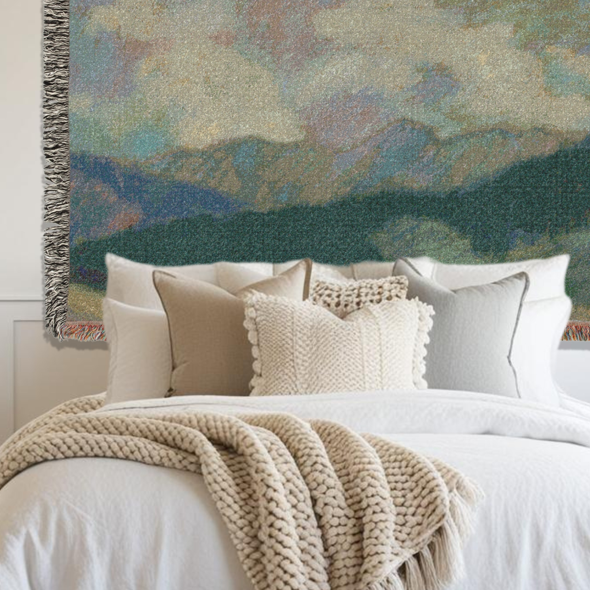 Vintage Abstract Mountain Woven Tapestry for your Bedroom  

 #LTKstyletip #LTKfamily #LTKgiftguide