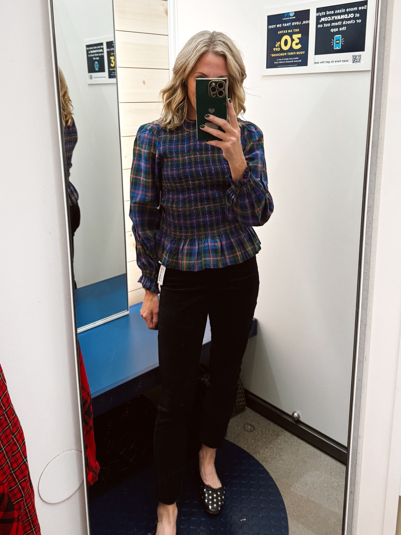 Everything on sale at Old Navy right now and here is an example of one pair of $30 Velvet pixie pants (which I bought in size 2) and under $25 tops. I came home with two of them!!!! It's the perfect time to grab that holiday outfit you'll need or to stock up on all the comfy Winter basics!

#LTKHoliday #LTKGiftGuide #LTKSeasonal