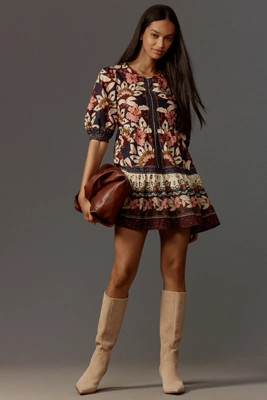 Farm Rio Ainika Chill Mini Dress | Anthropologie (US)