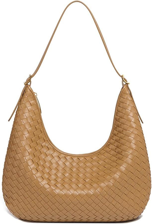 Shoulder Handbags Shoulder Bag for Women Totes Woven Vegan Leather Bag Hand Bag Working Lightweig... | Amazon (US)