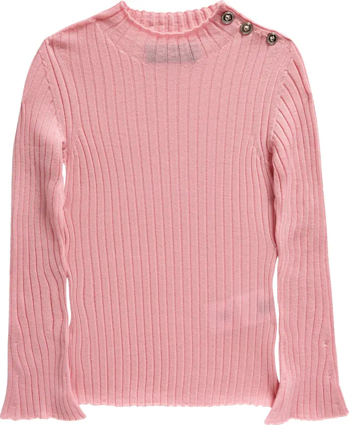 Versace Kids' Rib Virgin Wool Sweater | Nordstrom | Nordstrom