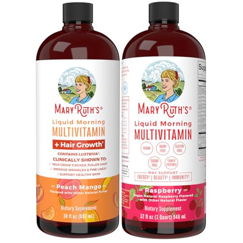 MaryRuth's Morning Multivitamin + Multivitamin Hair Growth Bundle | Amazon (US)