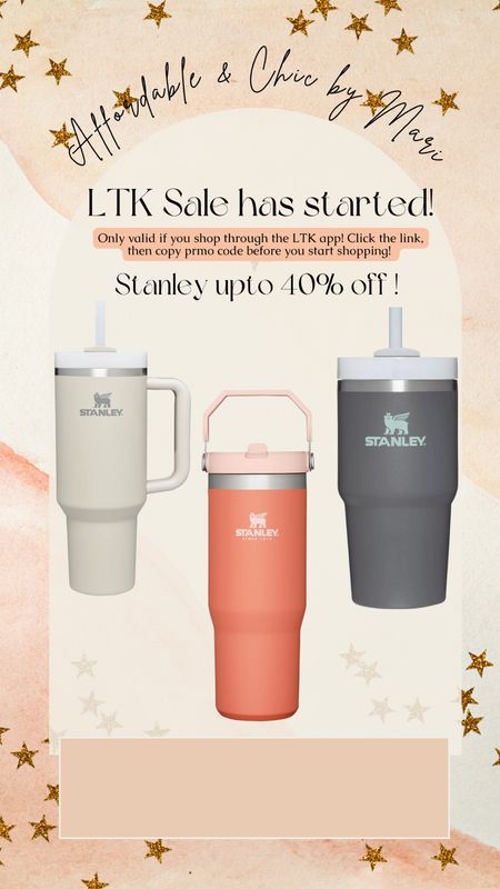 LTK Sale starts TODAY!!! STANLEY ARE UP TO 40% off sitewide

#LTKsalealert #LTKunder50 #LTKSale