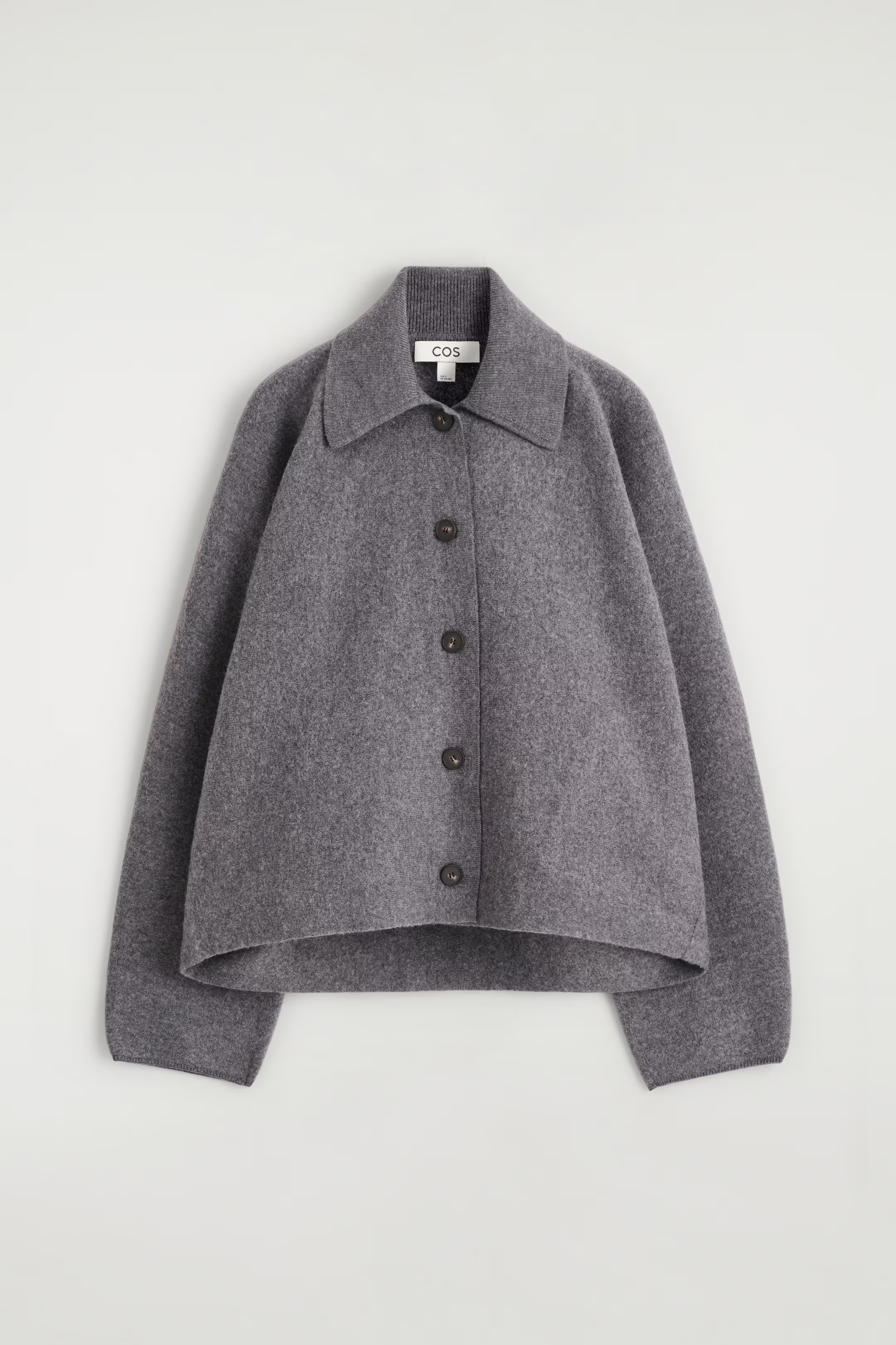 SCULPTED MERINO WOOL SHORT JACKET | H&M (UK, MY, IN, SG, PH, TW, HK)