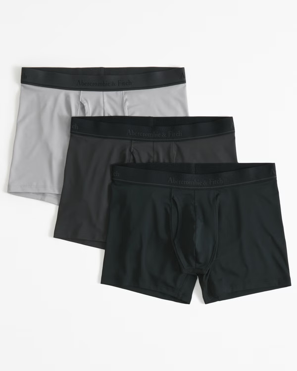Men's 3-Pack A&F Performance Boxer Briefs | Men's | Abercrombie.com | Abercrombie & Fitch (US)