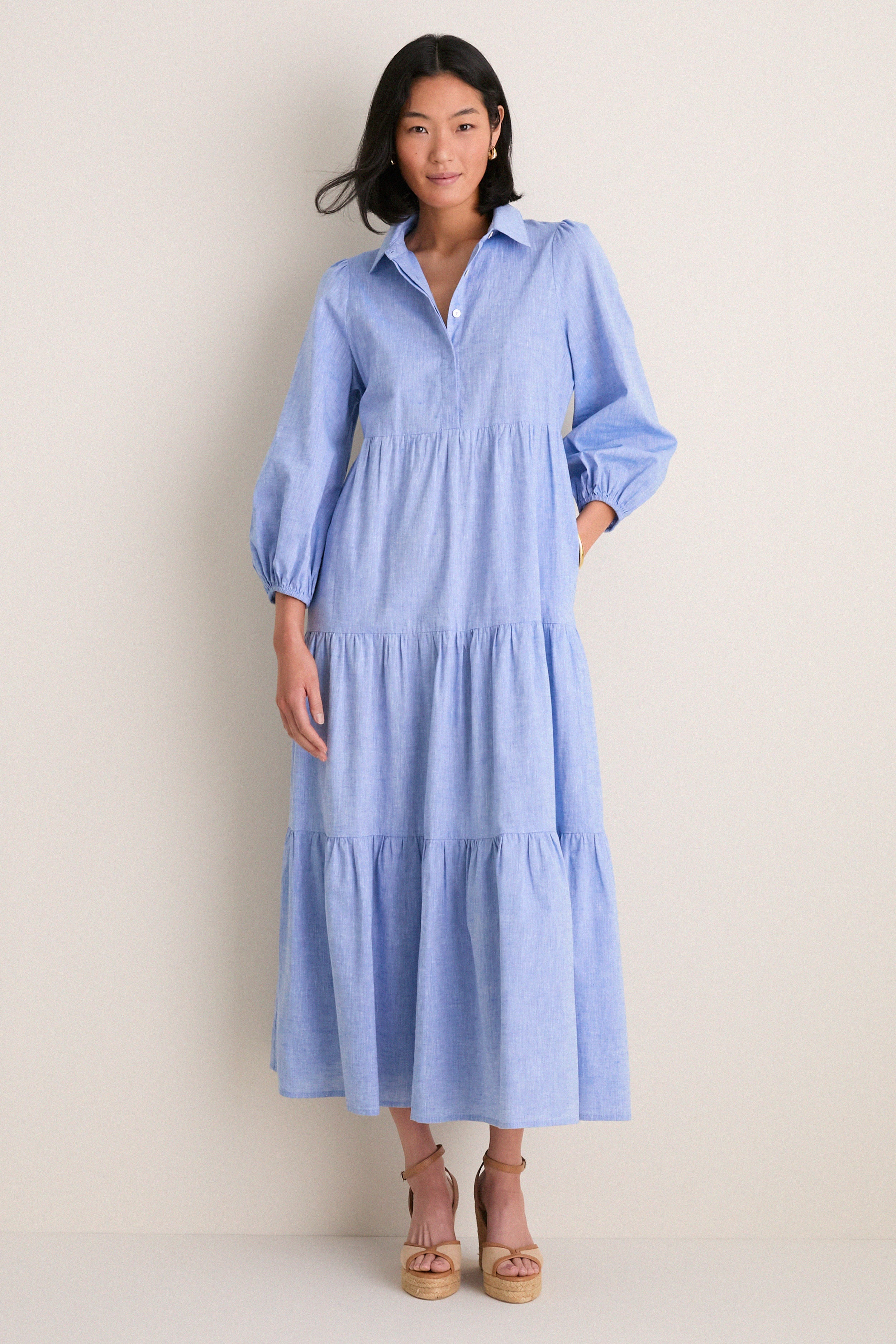 Chambray Mabel Maxi Dress | Tuckernuck (US)