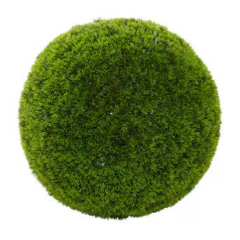 Grayson Lane 22-in Green Ball Topiary Indoor/Outdoor Artificial Boxwood Artificial Plant | Lowe's