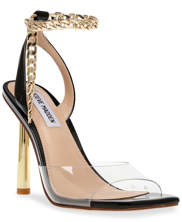 Steve Madden Women's Buoyant Two-Piece Chained Dress Sandals & Reviews - Sandals - Shoes - Macy's | Macys (US)