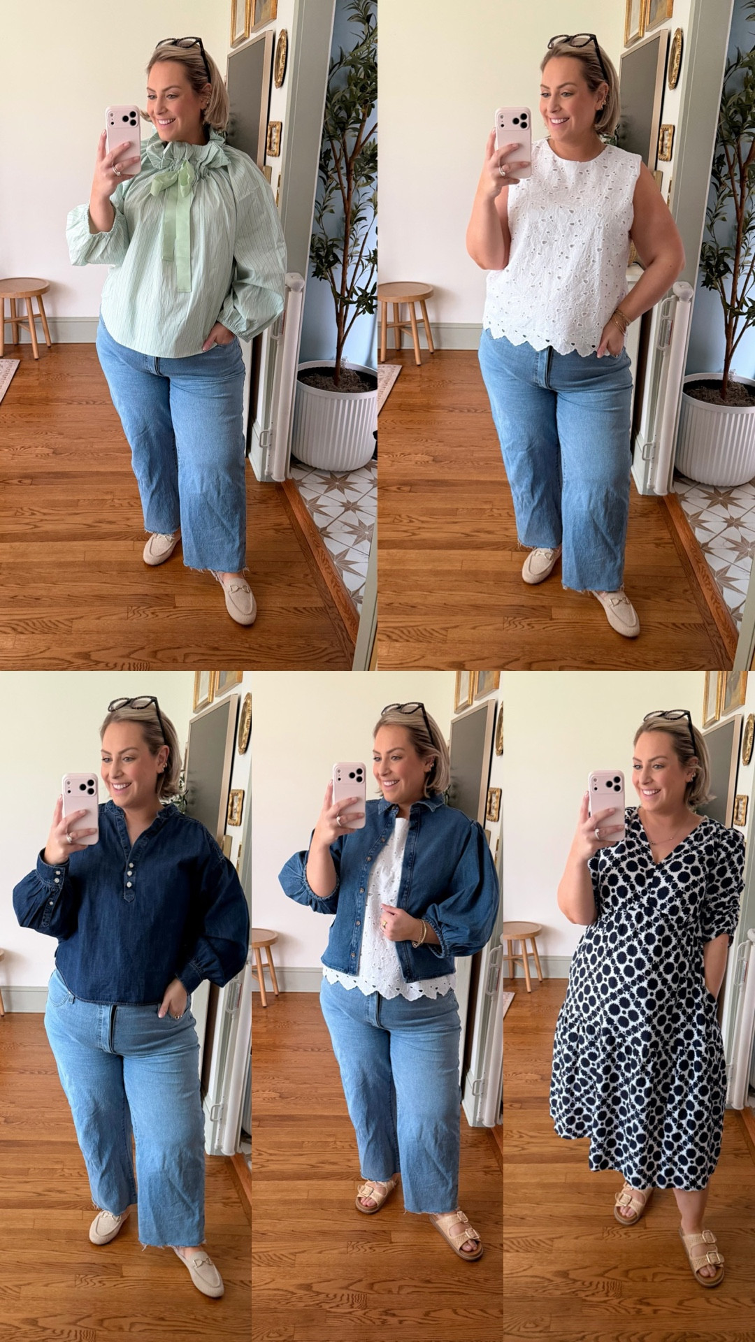 New from Walmart 😍
Dress: XXL
Green Top: XL
White top: XXL
Jeans: 20
Jean jacket: XL need XXL
Denim top: XXL

#LTKmomlife #LTKSeasonal