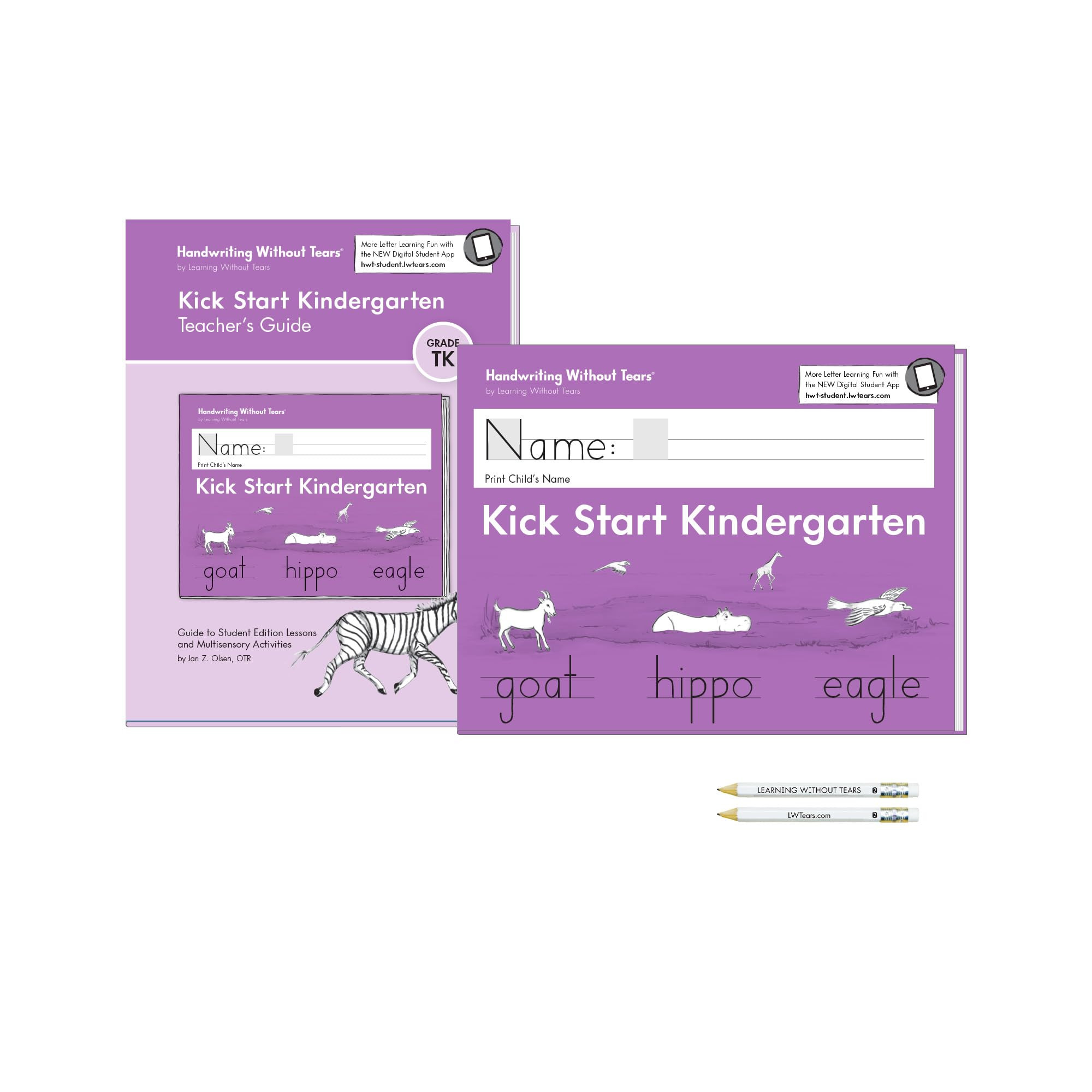 Handwriting Without Tears Kick Start Kindergarten Printing Bundle,Age 5+, Kindergarten+,Handwriti... | Amazon (US)