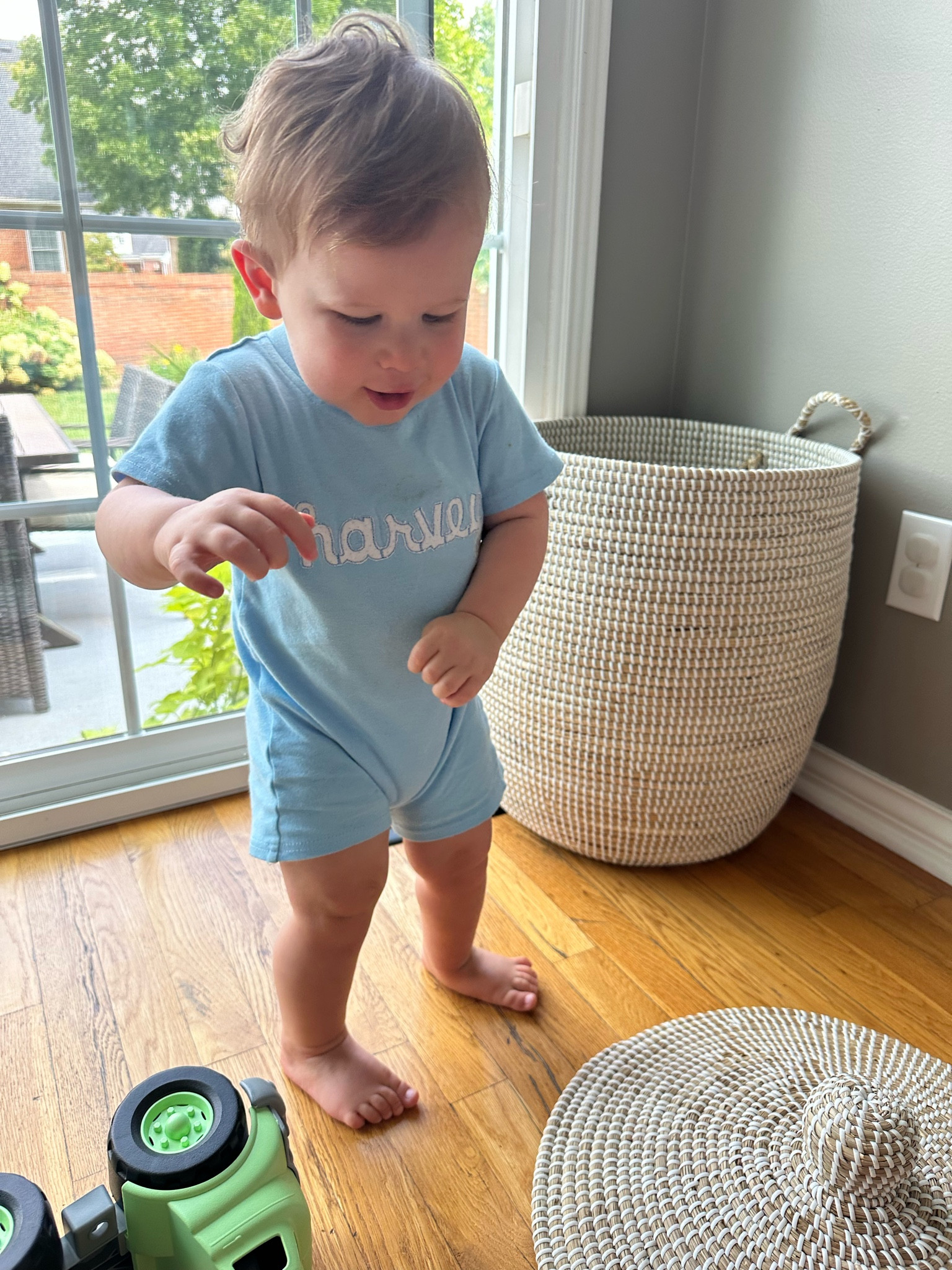 one of the easiest ways we keep our home tidy of toys when they aren’t in use is with these big baskets! We have all three sizes, two in our main room and one in our kitchen! Plus, linked some of our fav green toys and developmentally appropriate play kits we get every few months! 

#LTKbaby #LTKhome #LTKbump