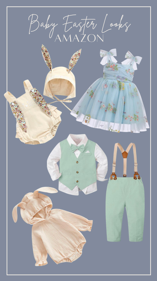 Sweetest baby Easter outfits from Amazon 🐣🌷

Little bunny bonnets, floral tulle dresses, and the cutest mint suspender set for Easter photos, egg hunts, and spring brunch. I rounded up some affordable Amazon finds that look boutique-level without the boutique price.

Perfect for baby girls, baby boys, and first Easter outfits.

Everything linked in my shop.

#AmazonFinds #BabyEasterOutfit #EasterStyle #BabyFashion #SpringBabyStyle #BabyOOTD #AmazonBabyFinds #EasterOutfits #BabyClothes #SpringBaby #BabyGirlStyle #BabyBoyStyle #MomStyleFinds #AffordableBabyStyle #LTKFamily #LTKKids #LTKFinds #LTKSpring #EasterPhotoOutfit 

 