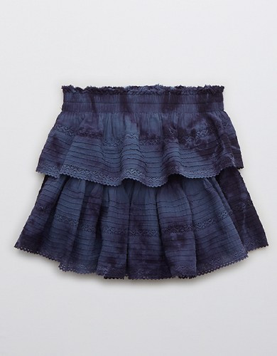 Aerie Rock 'n' Ruffle Mini Skirt | American Eagle Outfitters (US & CA)