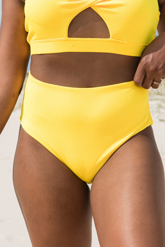 Needing Vitamin Sea Yellow Bottoms FINAL SALE | Pink Lily