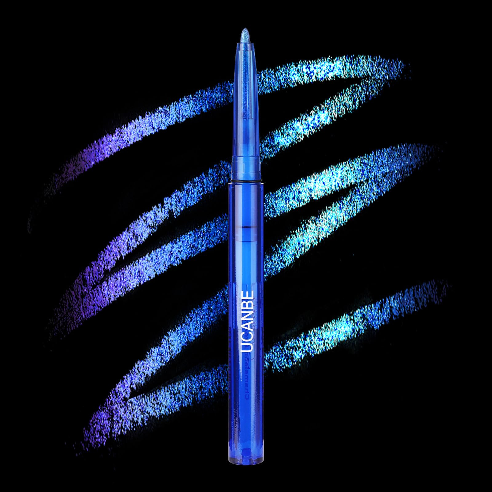 UCANBE Chameleon Eyeshadow & Eyeliner Gel Pencil - Multichrome Shifting Colors Metallic Glitter E... | Amazon (US)