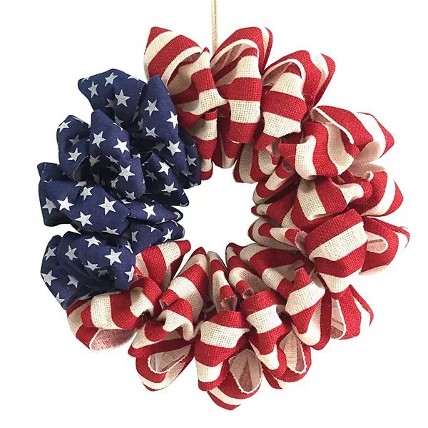 Celebrate Americana Together Burlap Wreath | Kohl's