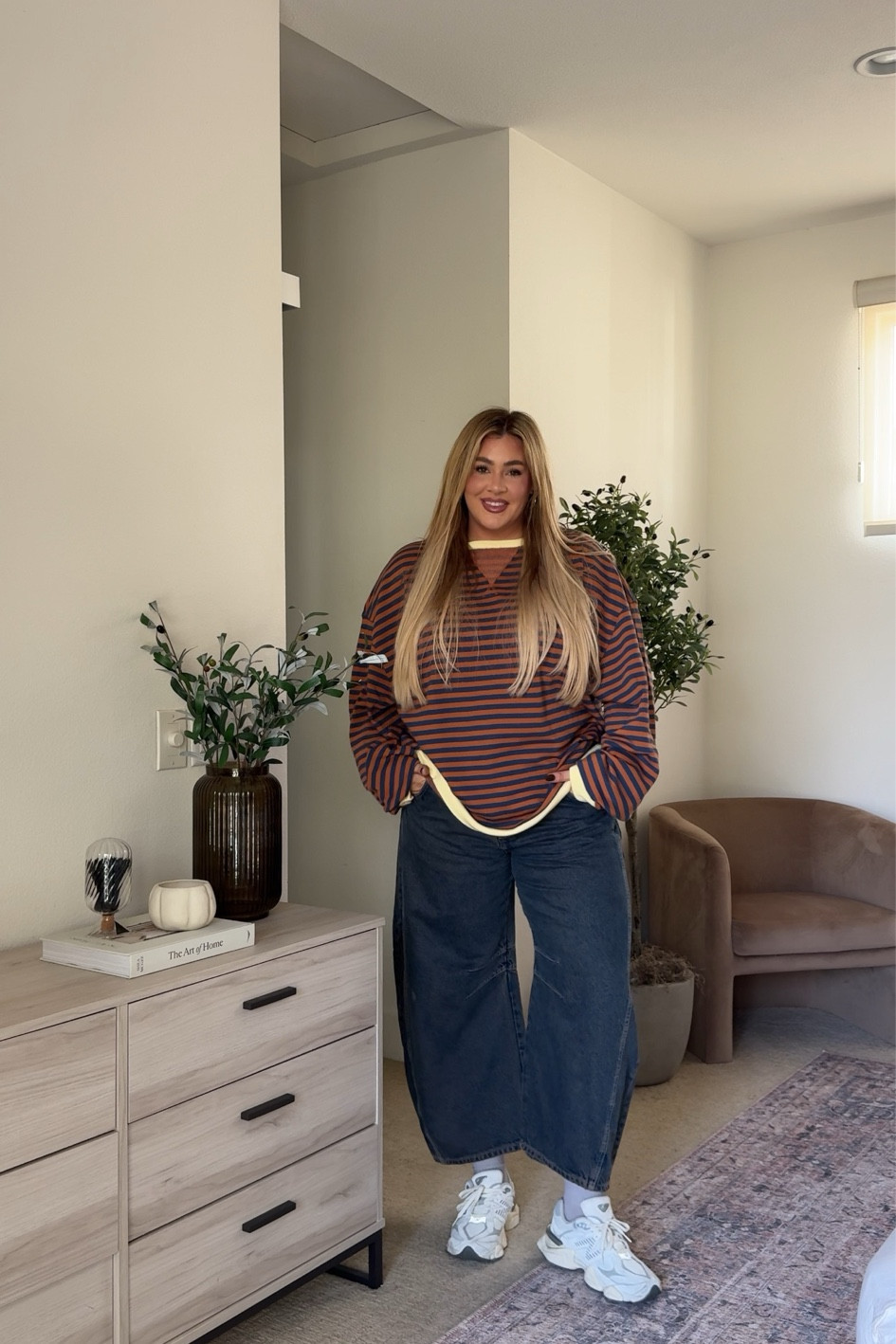 from free people! i’m wearing an xl in the top and a 33 in the jeans 🤎✨

#LTKSeasonal #LTKStyleTip #LTKMidsize