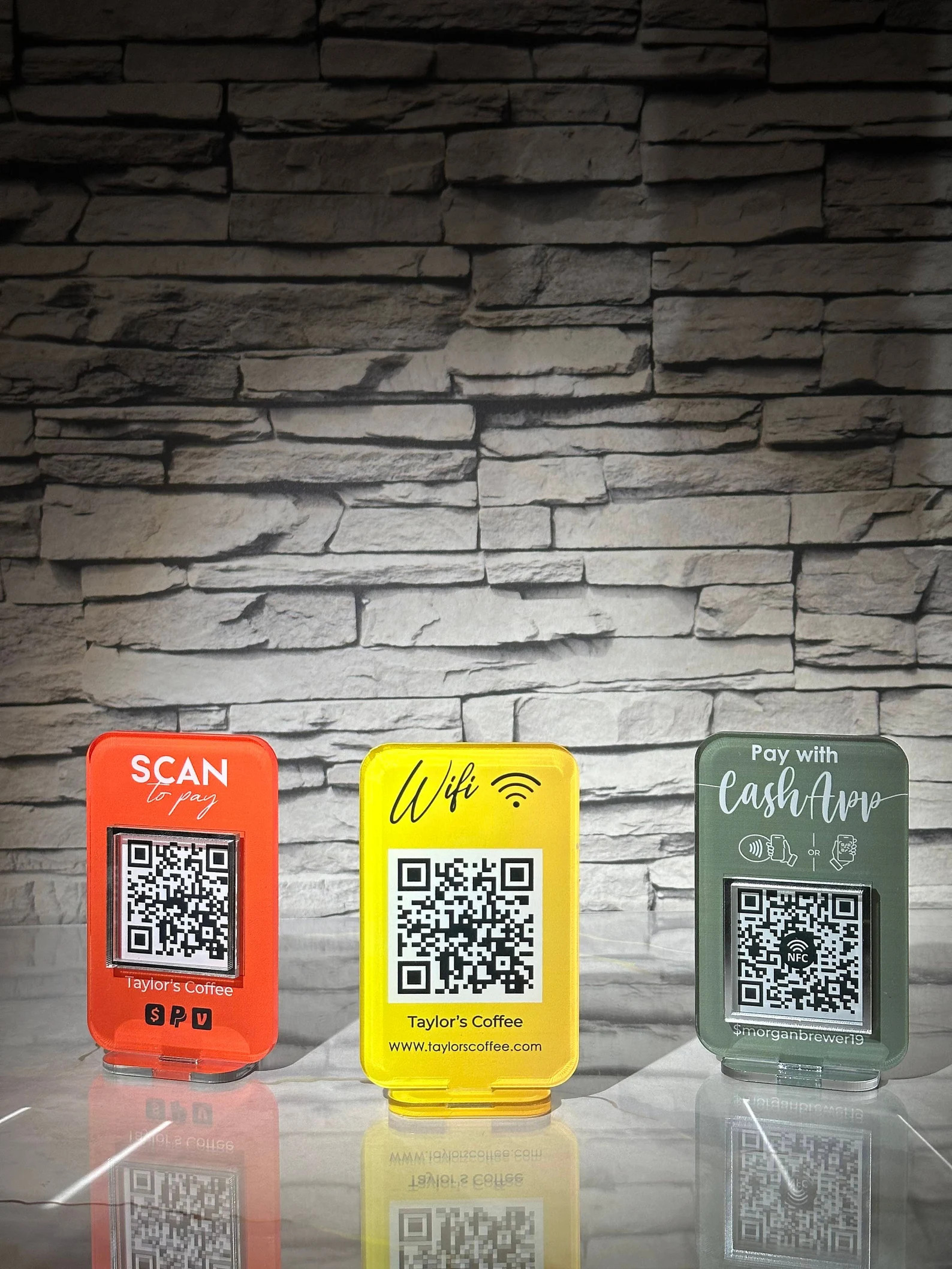 Mini QR Code Sign Acrylic Sign Business Social Media Sign Payment Sign Scan to Pay Sign - Etsy | Etsy (US)