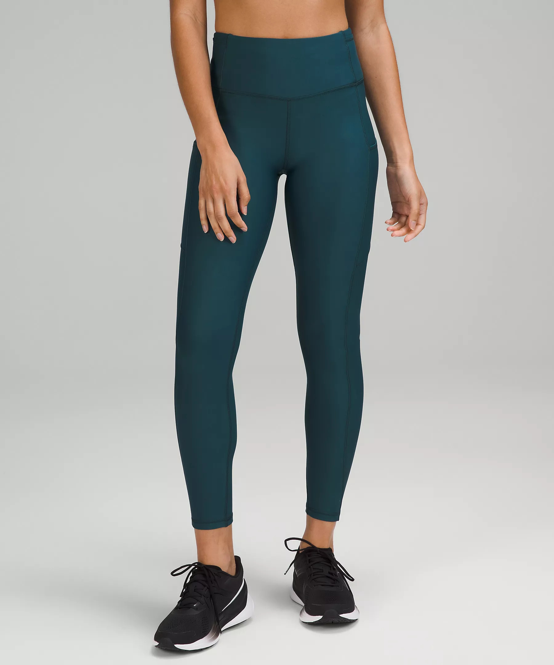 Fast and Free High-Rise Fleece Tight 28" | Women's Pants | lululemon | Lululemon (US)
