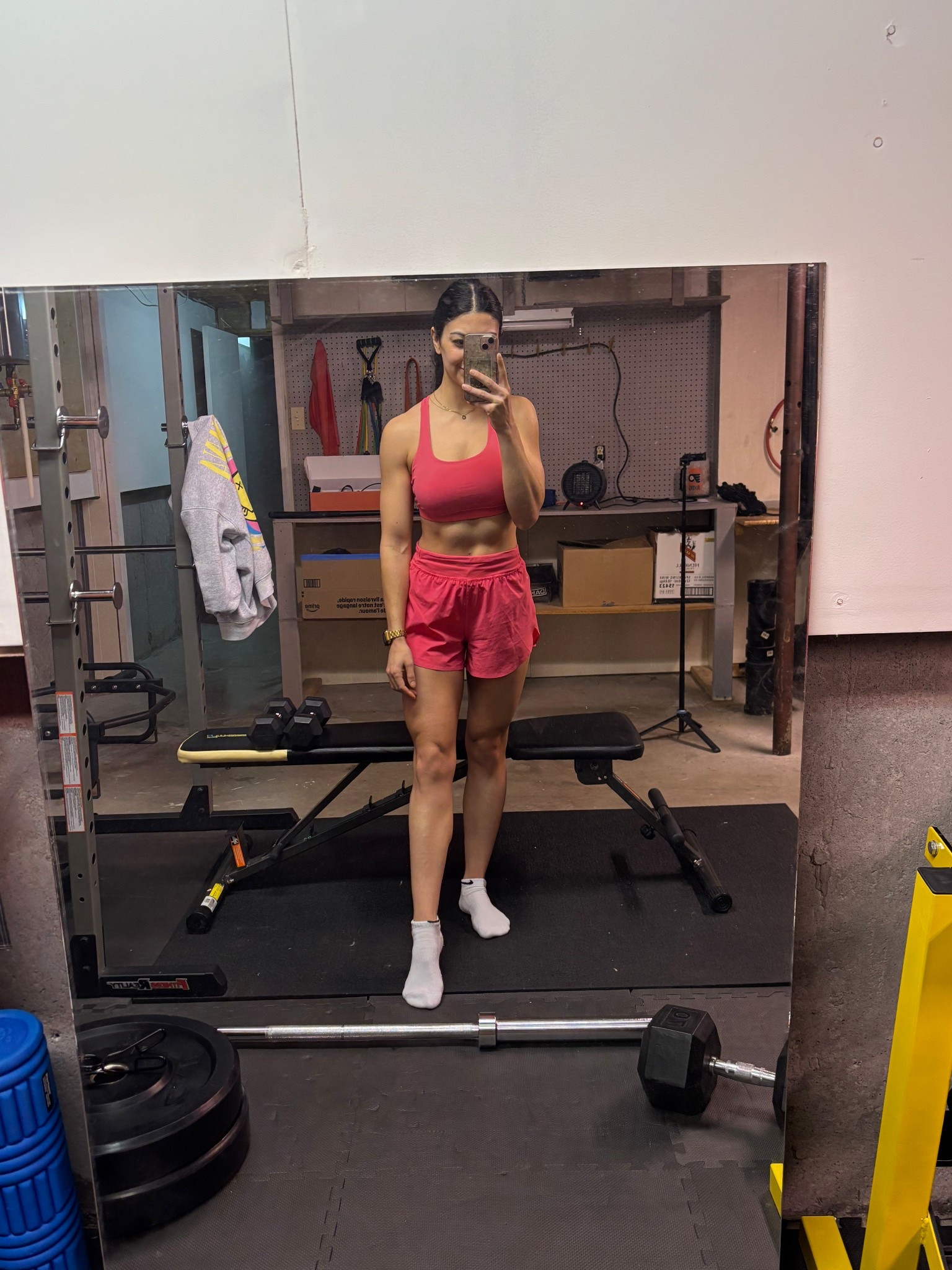 Pink fit of the day! One of my favourite sets 🩷 Lulu but including Amazon dupes for these shorts! 

#LTKcanada #LTKstyletip #LTKfitness