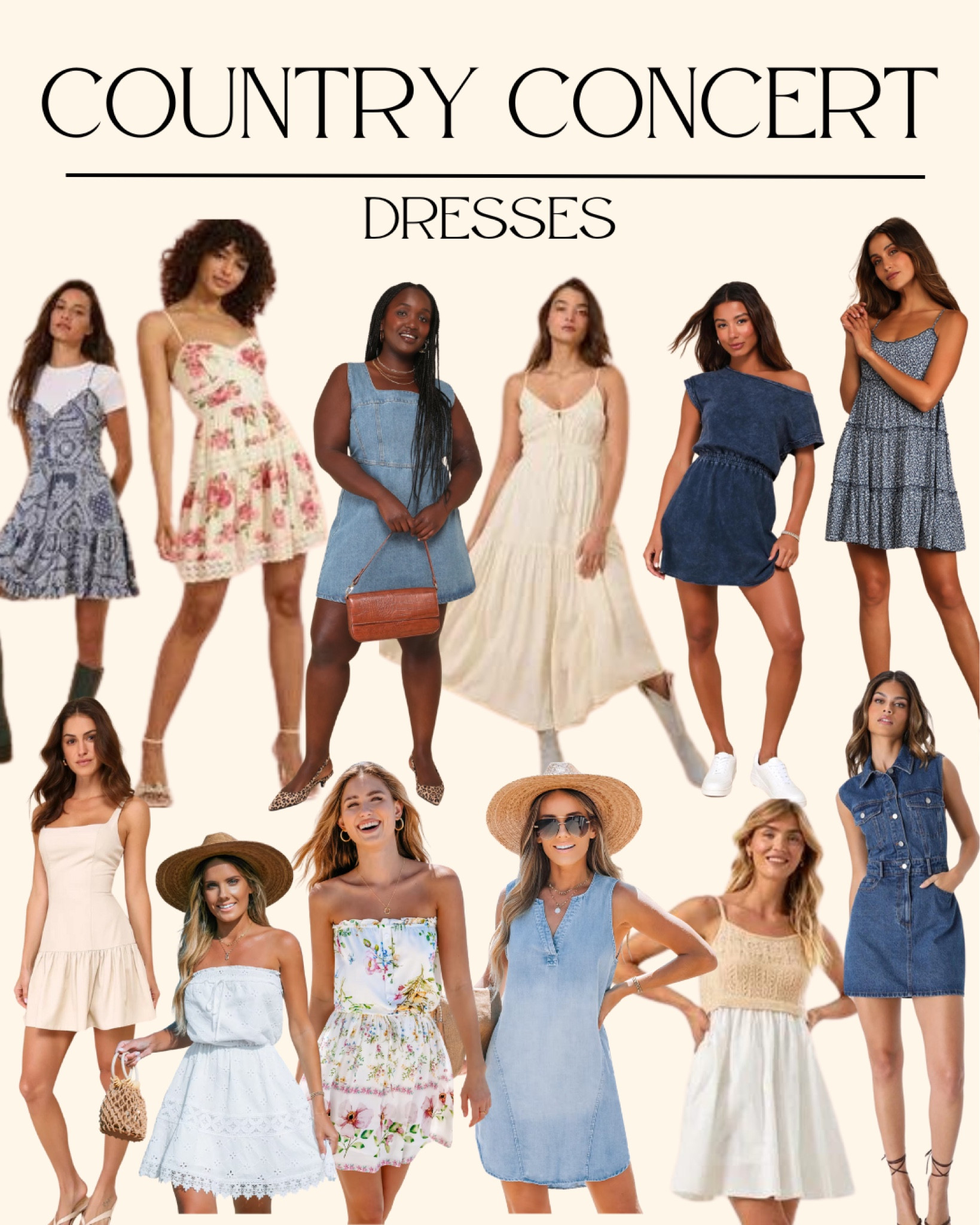 Country Concert Outfit Dresses 

#LTKFindsUnder50 #LTKStyleTip #LTKFindsUnder100