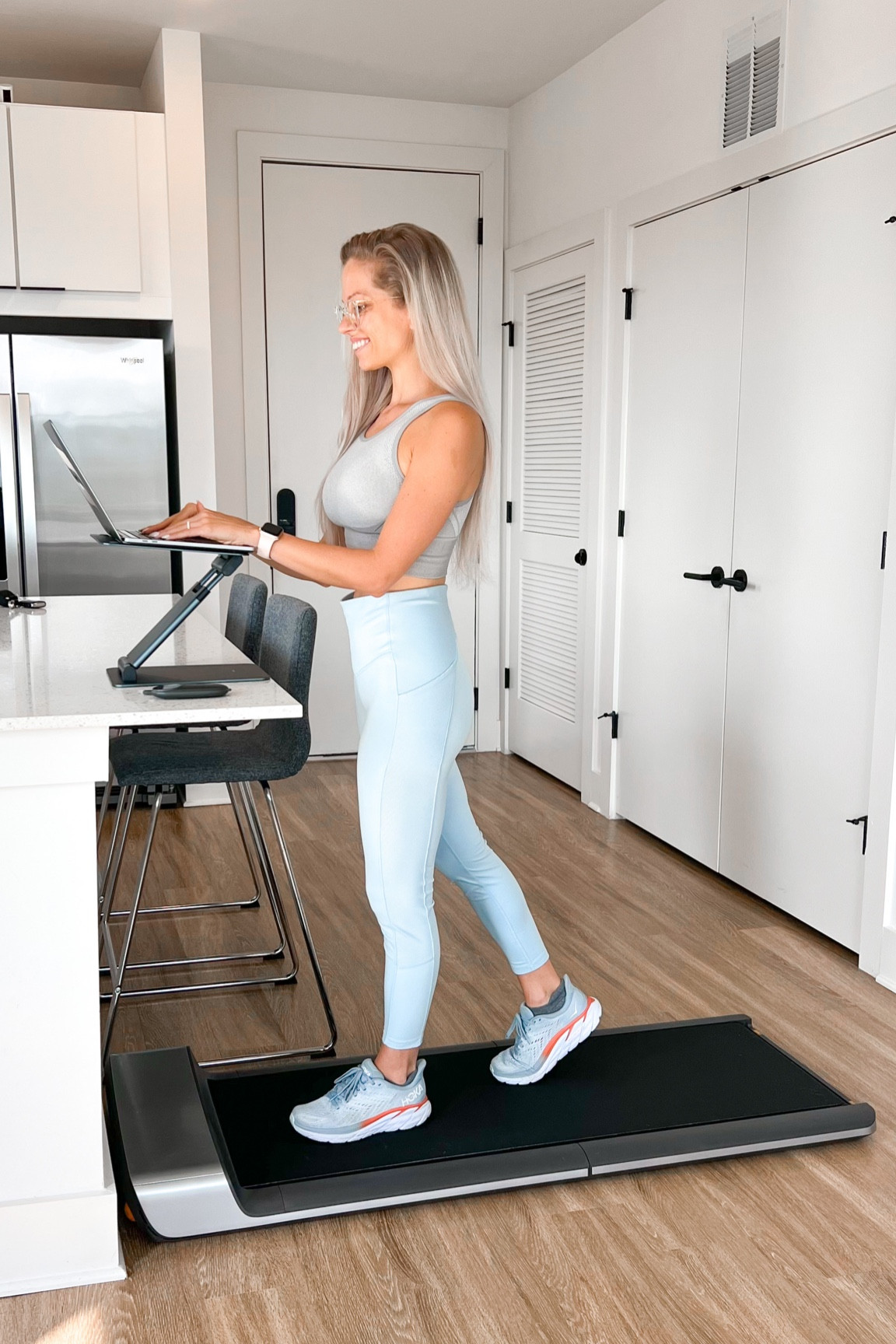 I couldn’t be happier with our new work from home set up! This walking pad is wonderful & folds for easy storage!

#LTKhome #LTKfit #LTKworkwear