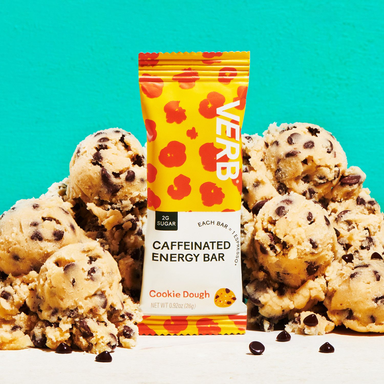 16 Cookie Dough snack bars | Verb Energy