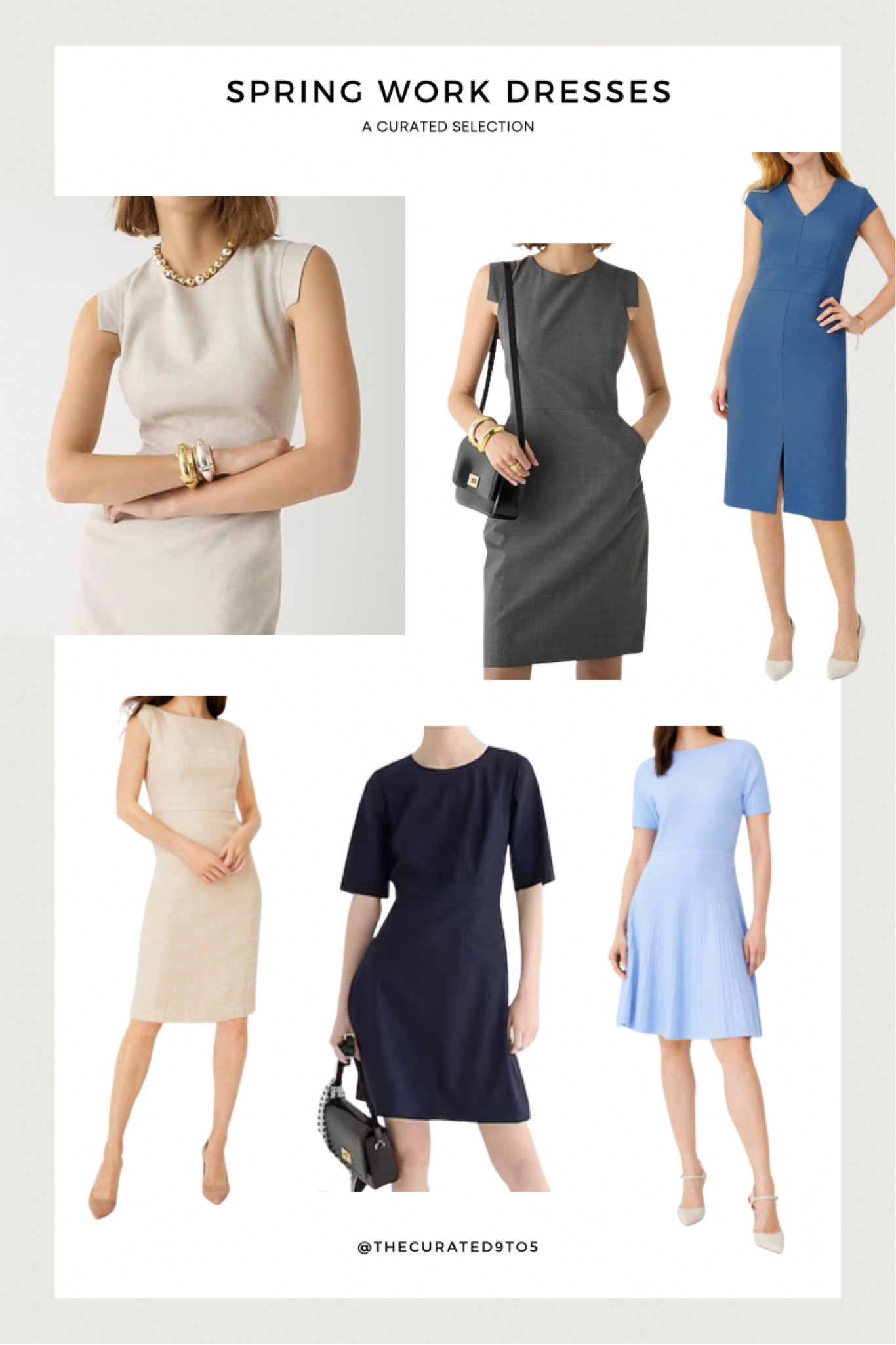 Spring work hot sale dresses