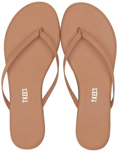 TKEES® Foundation Matte Sandals for Women – Cowhide Leather Upper – Cushioned Footbed – Rubber Outsole Matte Sunbliss 7 B - Medium | Amazon (US)