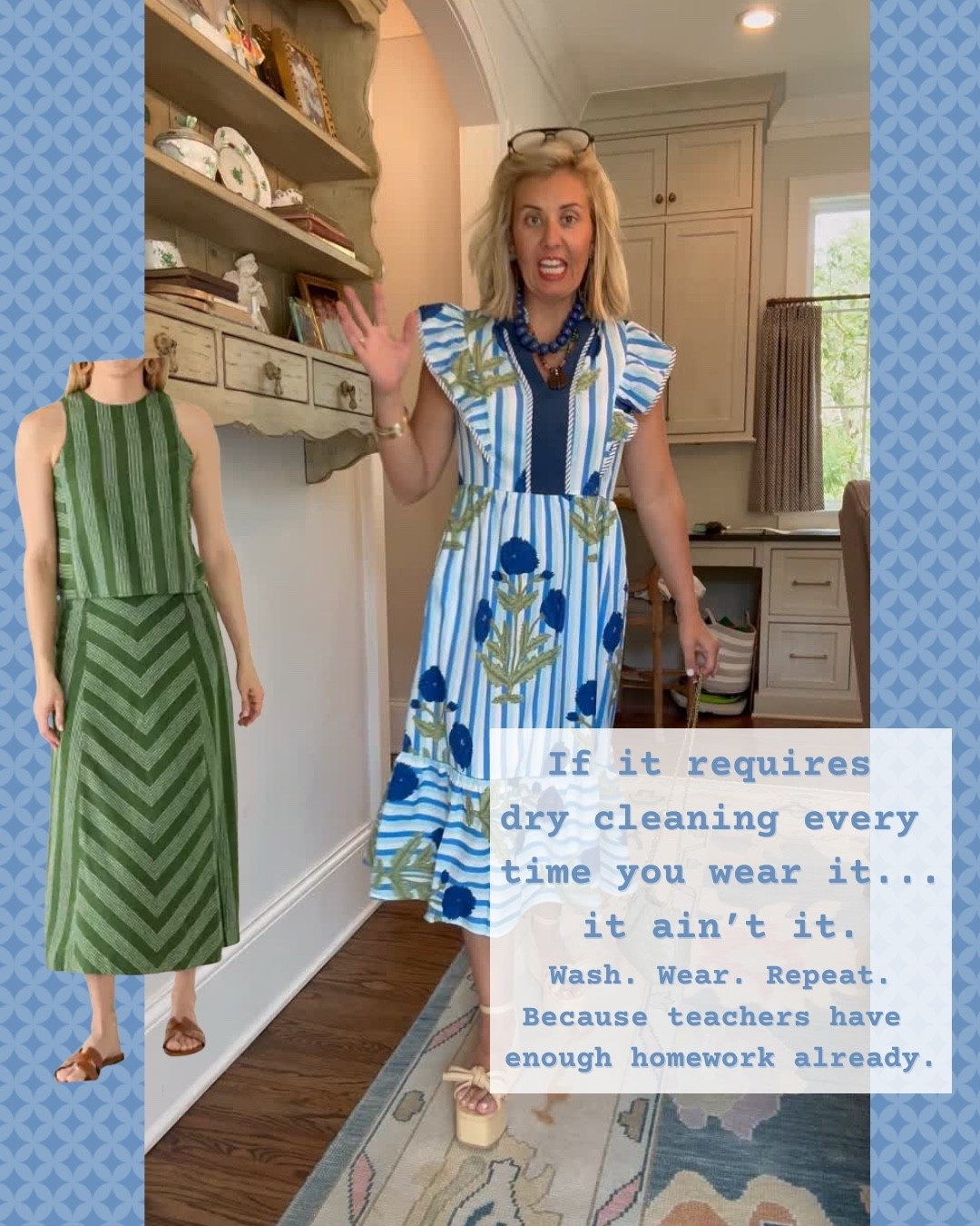 Absolutely stunning dress from the Zon! I’m in a small & 8 wedge.

#LTKdayinmylife #LTKSeasonal #LTKOver40