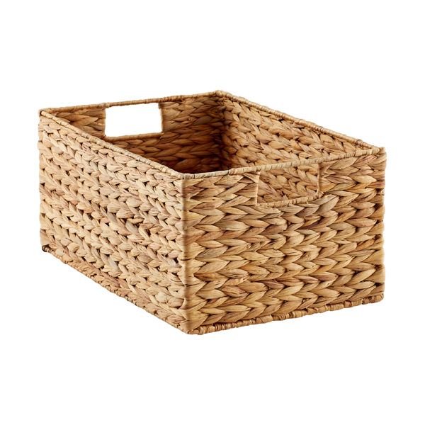 Water Hyacinth Storage Bins with Handles | The Container Store