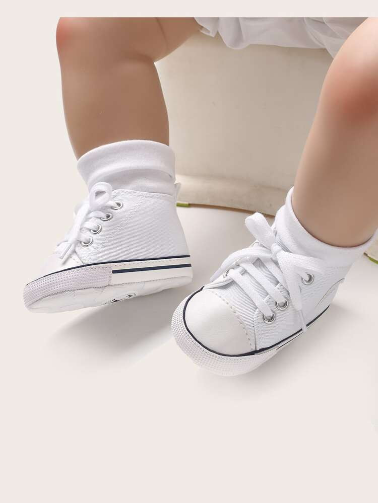 Baby Boy Lace-up Front Sneakers | SHEIN