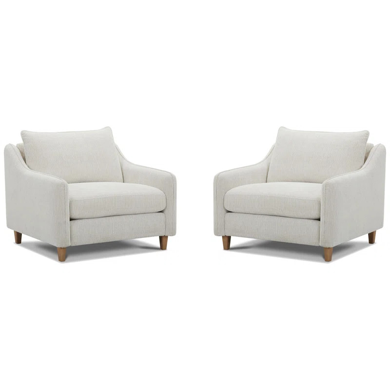 CAL117 Compliant 42'' Wide Down Cushion Chair And A Half | Wayfair North America