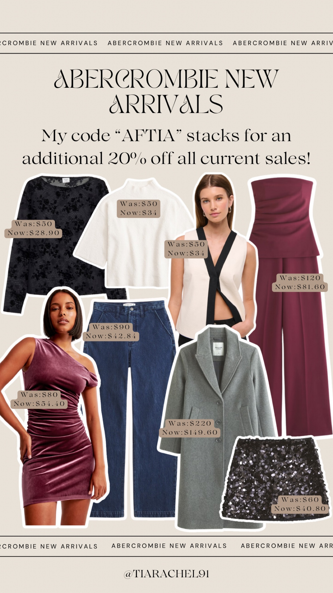Love these new arrivals from Abercrombie 🤩 My code “AFTIA” stacks for an additional 20% off all current sales! 

#LTKHoliday #LTKSaleAlert #LTKSeasonal