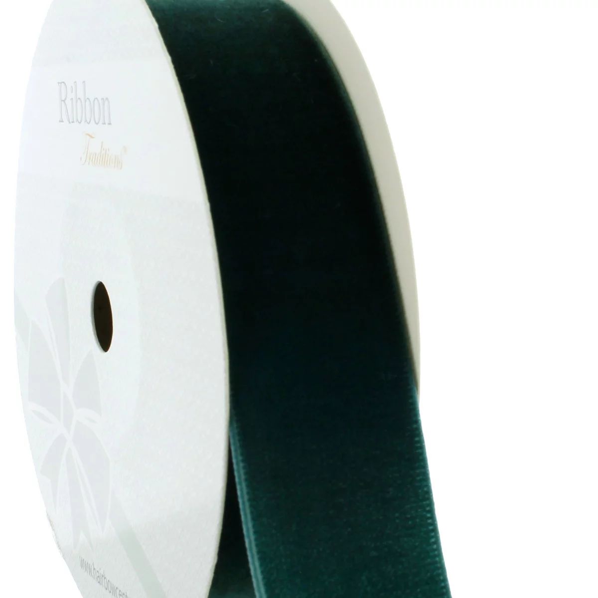 HBC 5/8" Velvet Ribbon 593 Hunter Green - 5 Yards | Walmart (US)