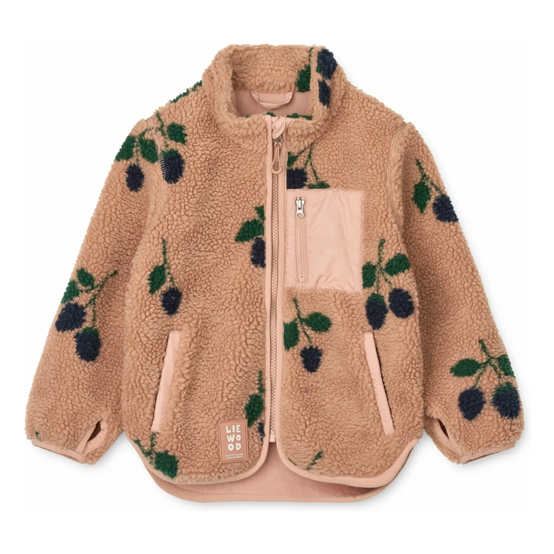 Nolan Sherpa Jacket | Dusty Pink | Smallable