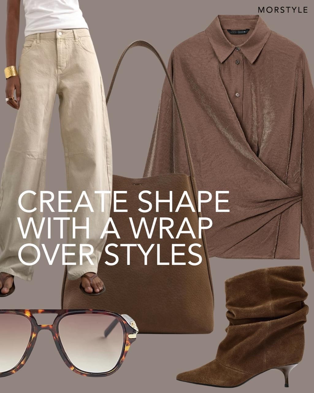 Trending wrap styles 

Ss26, cream barrel leg jeans, slouch ankle boots  

#LTKuk #LTKeurope #LTKspring