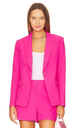 Avery Cady Blazer in Barbie Pink | Revolve Clothing (Global)