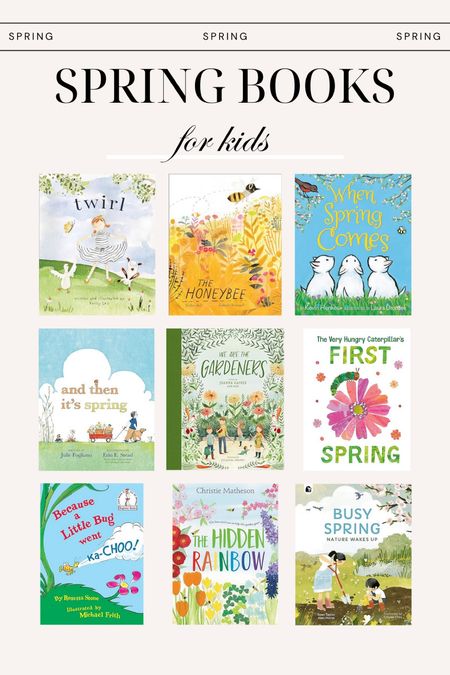 Spring books for kids!
Kid books, garden books, flower books, Amazon books 

#LTKfindsunder50 #LTKfamily #LTKkids