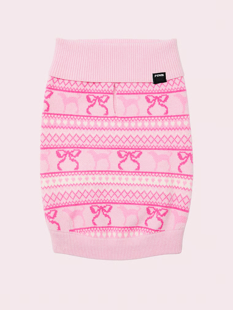 Buy PINK x LoveShackFancy Pet Sweater, Pretty Fairisle - Order Toys & Games online - PINK US | Victoria's Secret (US / CA )