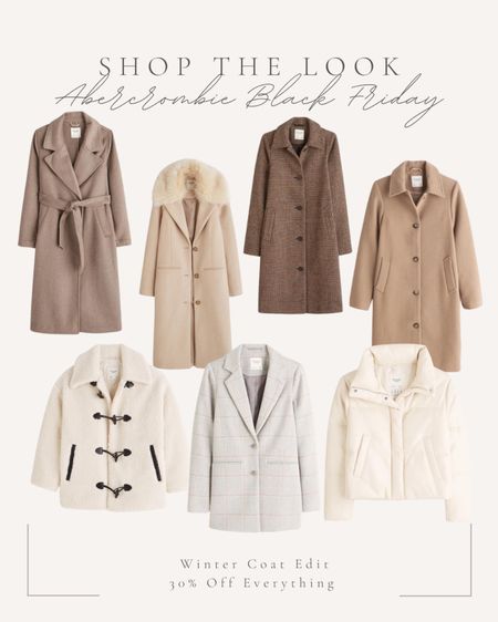 30% off of everything from Abercrombie!! Just look at these beautiful winter coats!

#LTKsalealert #LTKHoliday #LTKstyletip