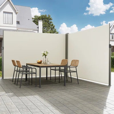 VEVOR Retractable Side Awning, 79''x 236'' Outdoor Privacy Screen | Wayfair North America