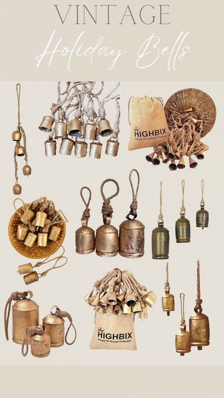 Vintage bells #holiday #holidaydecor

#LTKSeasonal #LTKHoliday #LTKhome