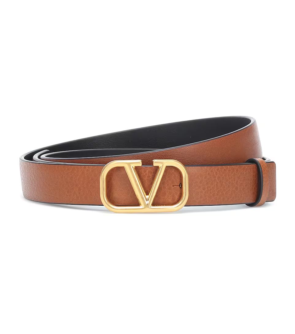 Valentino Garavani VLOGO reversible leather belt | Mytheresa (UK)