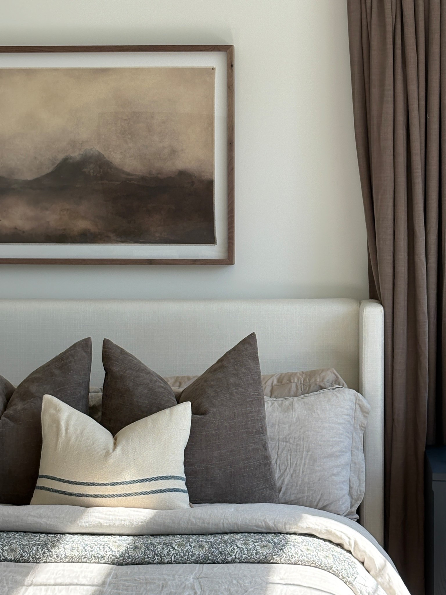 Neutral organic modern bedding inspo with our master bedroom. Feats McGee & Co, Amazon pillows, Four Hands, Pottery Barn bedding and decor from Wayfair. 

#LTKHome