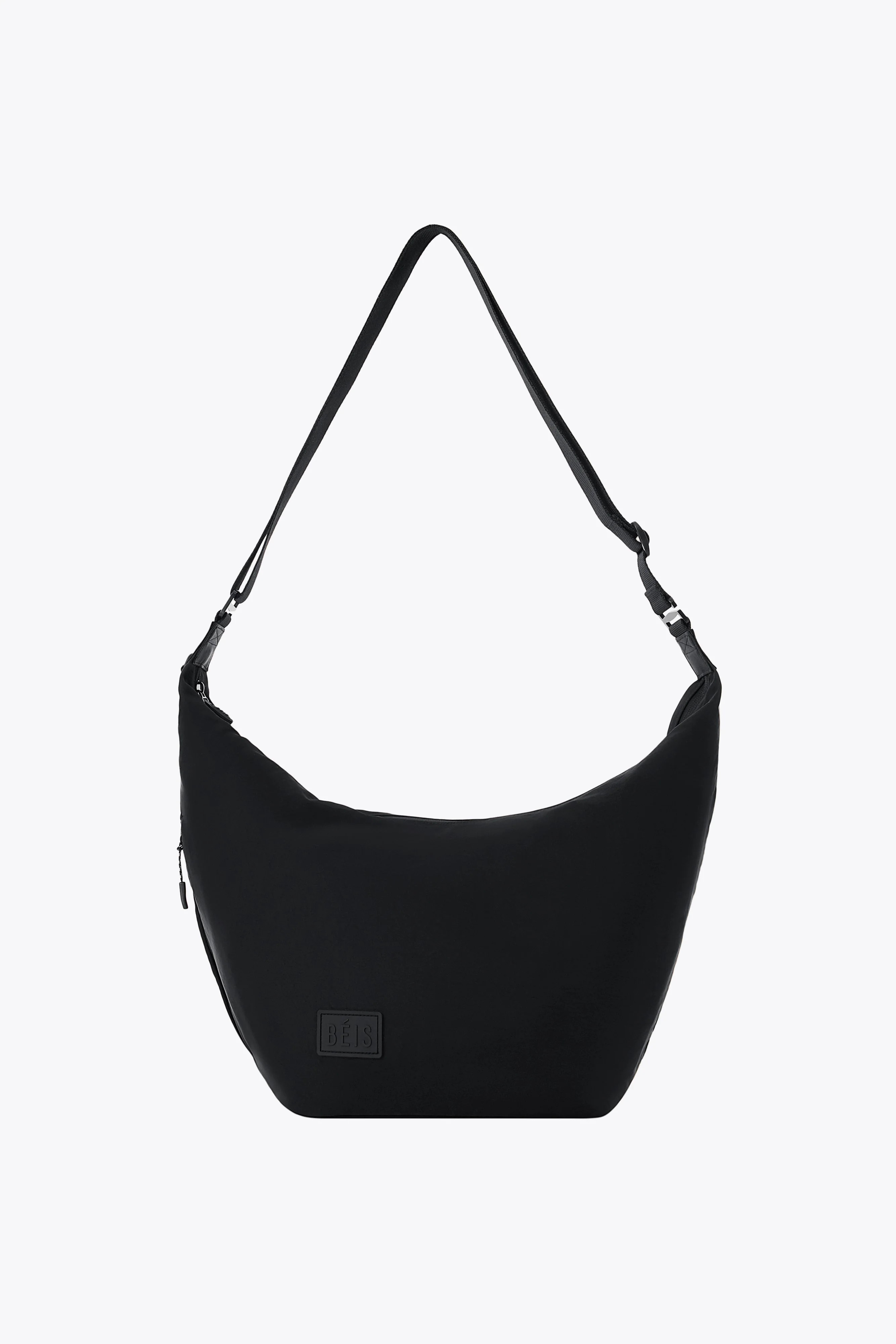 Resale BÉIS 'The Carryall Crossbody' in Lavender - Lavender Crescent Crossbody Shoulder Bag | BÉIS Travel